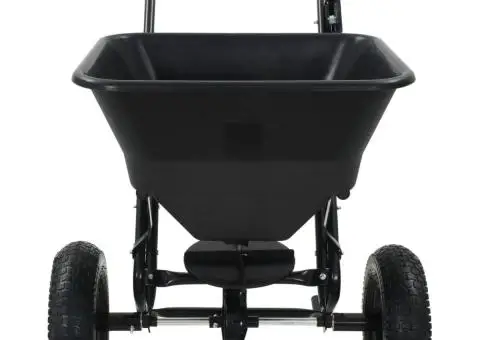 Utilaj de împrăștiat sare, 106x73x76 cm, PVC și oțel, 45 L - 5/5