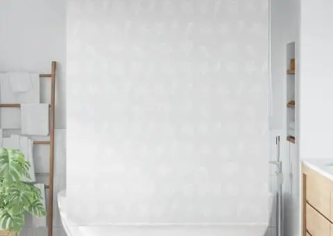 Jaluzea roletă de duș, model stele de mare, 160x240 cm - 1/5