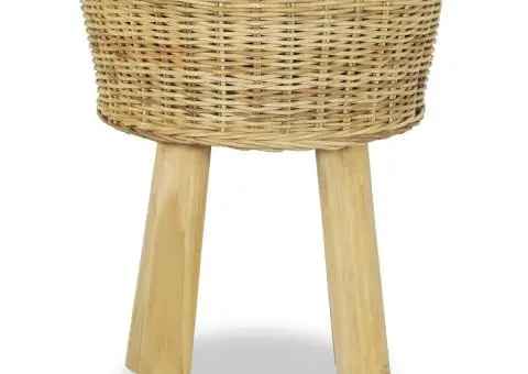 Scaun de bar, ratan natural - 2/4