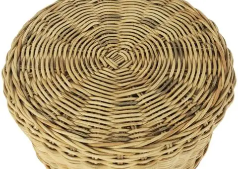 Scaun de bar, ratan natural - 3/4