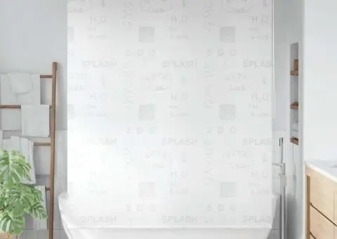 Roletă perdea de duș 160x240 cm Imprimeu Splash - 1/5