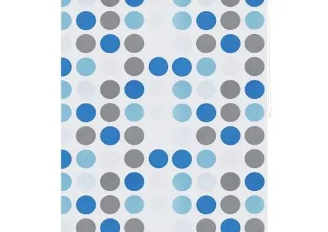 Roletă perdea de duș 140x240 cm Model cercuri - 2/5