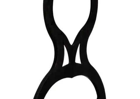 Picioare masă de sufragerie 2 buc. Cadru în X Fontă - 3/5