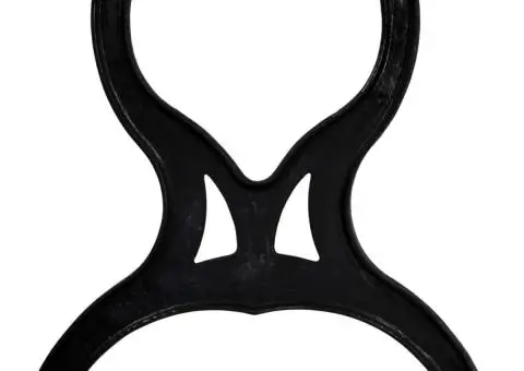 Picioare masă de sufragerie 2 buc. Cadru în X Fontă - 5/5