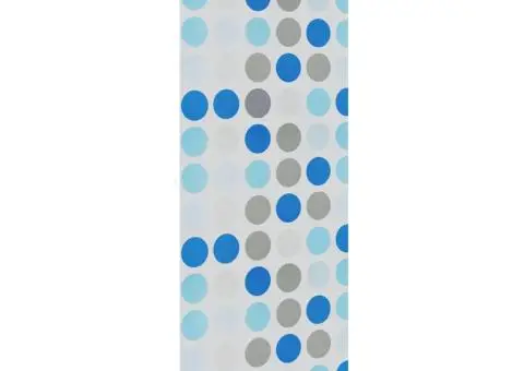 Jaluzea roletă de duș, model cu cercuri, 100x240 cm - 4/5