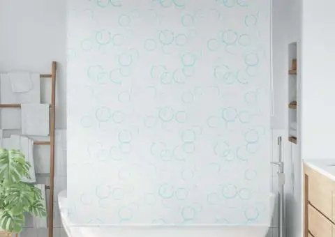 Roletă perdea de duș 140x240 cm Model bule - 1/5