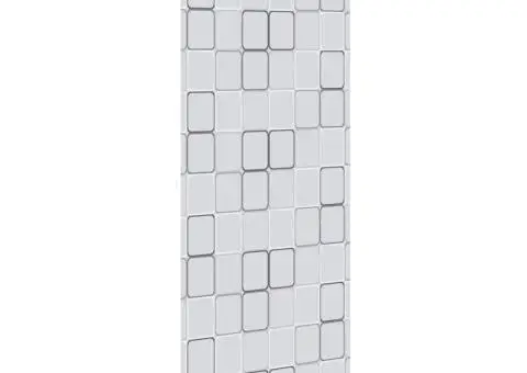 Jaluzea roletă de duș, model pătrate, 120x240 cm - 4/5