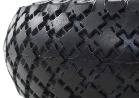 Roți cărucior industrial, 4 buc., cauciuc 3.00-4 (245x82) - 4/5