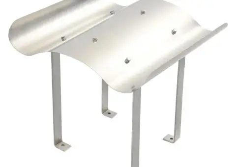 Apărătoare de horn, oțel inoxidabil, argintiu - 3/5