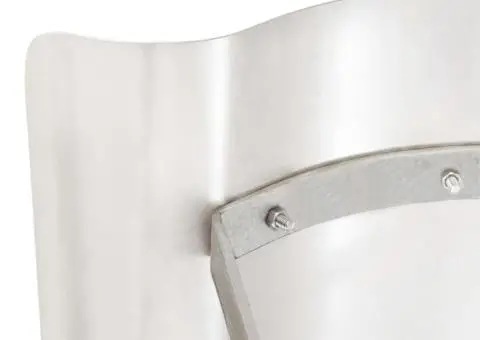 Apărătoare de horn, oțel inoxidabil, argintiu - 5/5