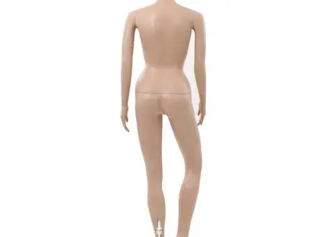 Manechin feminin cu suport din sticlă, bej, 180 cm - 4/5