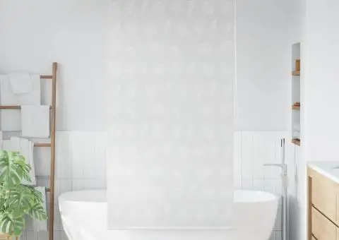 Jaluzea roletă de duș, model stele de mare, 120x240 cm - 1/5