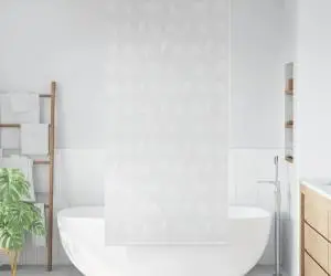 vidaXL Jaluzea roletă de duș, model stele de mare, 120x240 cm