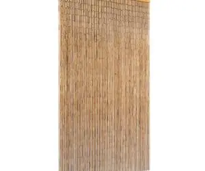 vidaXL Perdea de ușă pentru insecte, bambus, 100x200 cm