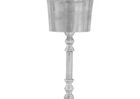 Frapieră șampanie, argintiu, 39 x 29 x 71 cm, aluminiu - 1/5