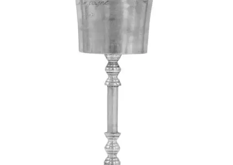 Frapieră șampanie, argintiu, 39 x 29 x 71 cm, aluminiu - 2/5