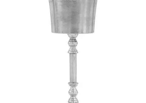 Frapieră șampanie, argintiu, 39 x 29 x 71 cm, aluminiu - 3/5