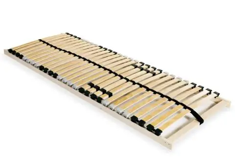 Bază de pat cu șipci, 28 șipci, 7 zone, 80 x 200 cm - 1/5