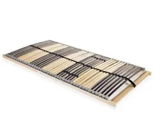 vidaXL Bază de pat cu șipci, 42 șipci, 7 zone, 120 x 200 cm