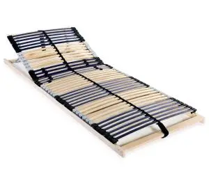 vidaXL Bază de pat cu șipci, 42 șipci, 7 zone, 70 x 200 cm