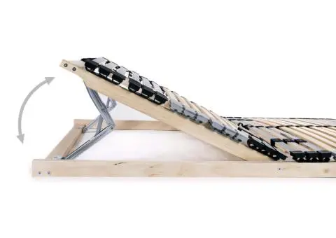 Bază de pat cu șipci, 42 șipci, 7 zone, 70 x 200 cm - 5/5