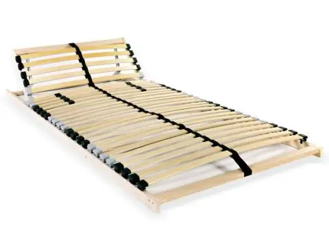 Bază de pat cu șipci, 28 șipci, 7 zone, 80 x 200 cm - 1/5