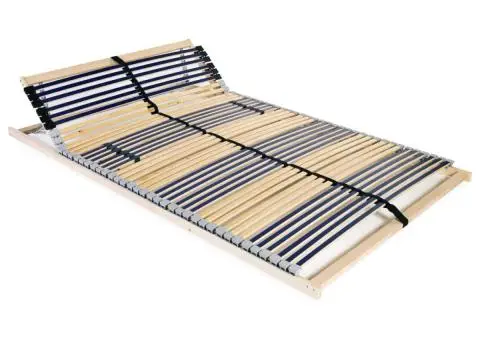 Bază de pat cu șipci, 42 șipci, 7 zone, 120 x 200 cm - 1/5