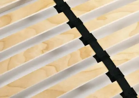 Bază pat cu șipci, 28 șipci, 7 zone, 100 x 200 cm - 4/5