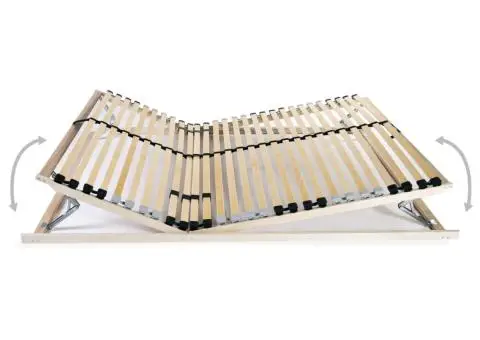 Bază de pat cu șipci, 28 șipci, 7 zone, 120 x 200 cm - 2/5