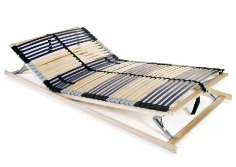 Bază de pat cu șipci, 42 șipci, 7 zone, 140 x 200 cm - 1/5