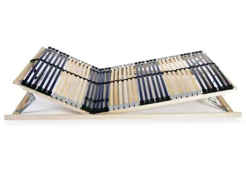 Bază de pat cu șipci, 42 șipci, 7 zone, 140 x 200 cm - 3/5