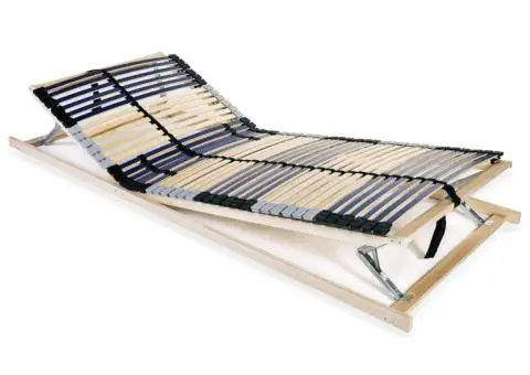 Bază de pat cu șipci, 42 șipci, 7 zone, 70 x 200 cm - 1/5