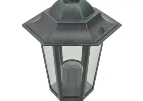 Stâlp iluminare grădină 6 buc. E27 110 cm aluminiu verde închis - 4/5