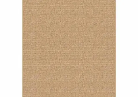 Covor de iută cu suport din latex, 140x200 cm, Natural - 1/5