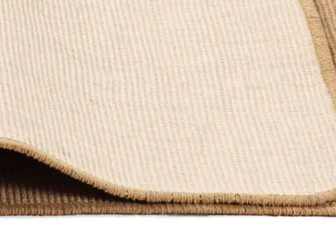 Covor de iută cu suport din latex, 140x200 cm, Natural - 4/5