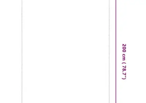 Covor de iută cu suport din latex, 140x200 cm, Natural - 5/5