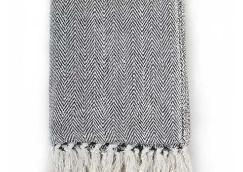 Cuvertură de pat, bumbac, bleumarin, 160x210 cm - 2/5