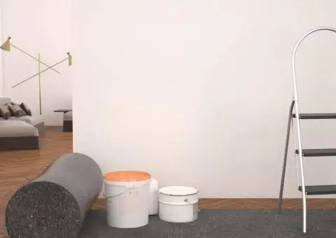 Protecție antiderapantă podea zugravi, 50 m, 180 g/m², gri - 1/5