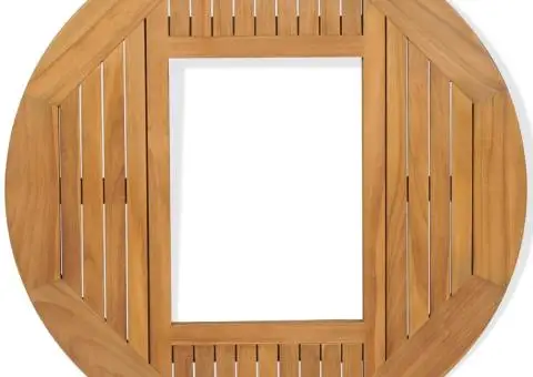 Blat de masă pentru lada de bere, 70 cm, lemn de tec - 5/5