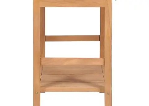 Dulap de chiuvetă baie, 74x45x75 cm, lemn masiv de tec - 4/5