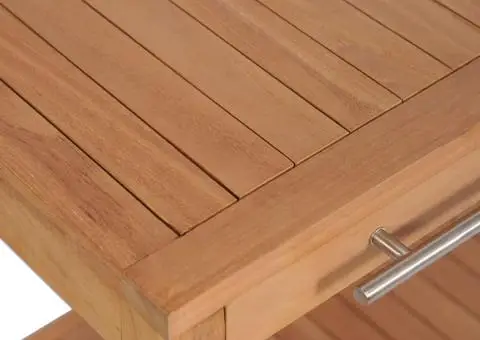 Dulap de chiuvetă baie, 74x45x75 cm, lemn masiv de tec - 5/5