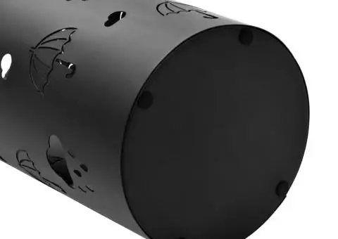 Suport pentru umbrele, model umbreluțe, oțel, negru - 4/5