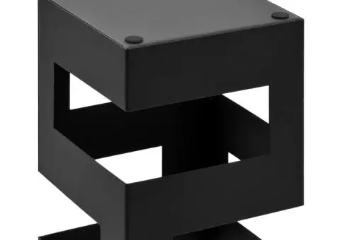 Suport de umbrele, oțel, negru - 4/5