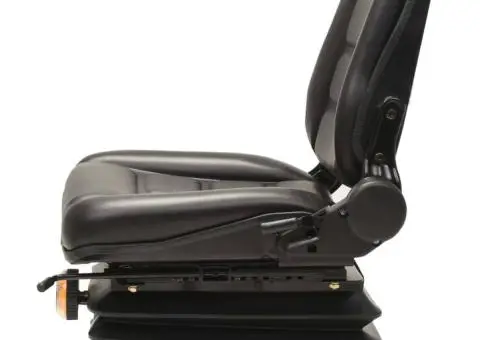 Scaun cu suspensie, spătar reglabil pentru tractor și stivuitor - 2/5