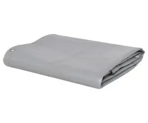 vidaXL Prelată, gri, 650 g/m², 4x4 m