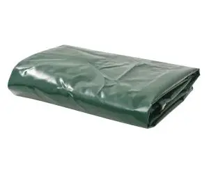 vidaXL Prelată 650 g/m² 4 x 7 m Verde