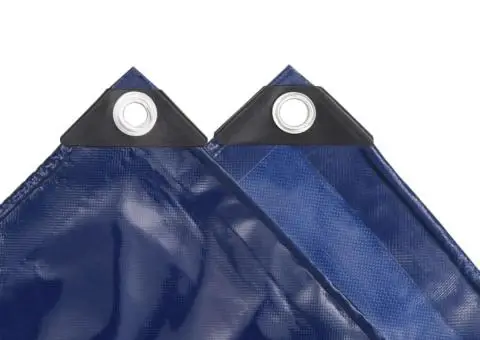 Prelată 650 g/m² 3 x 4 m Albastru - 3/5