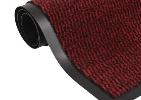 Covor de ușă anti-praf, roșu, 40x60 cm, dreptunghiular - 1/4