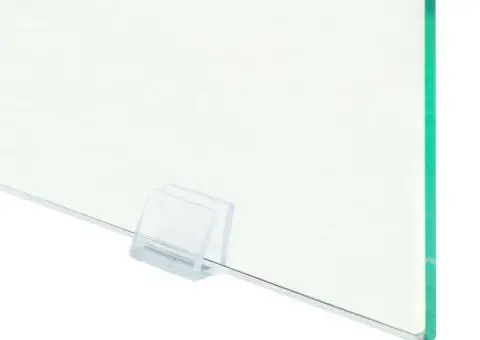 Masă consolă, sticlă și MDF, 120x30x76 cm, culoare stejar - 4/5