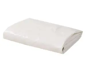 vidaXL Prelată 650 g/m² 4 x 8 m Alb